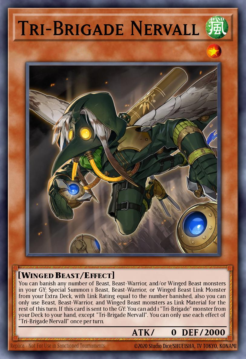 Tri-Brigade Nervall Yu-Gi-Oh card