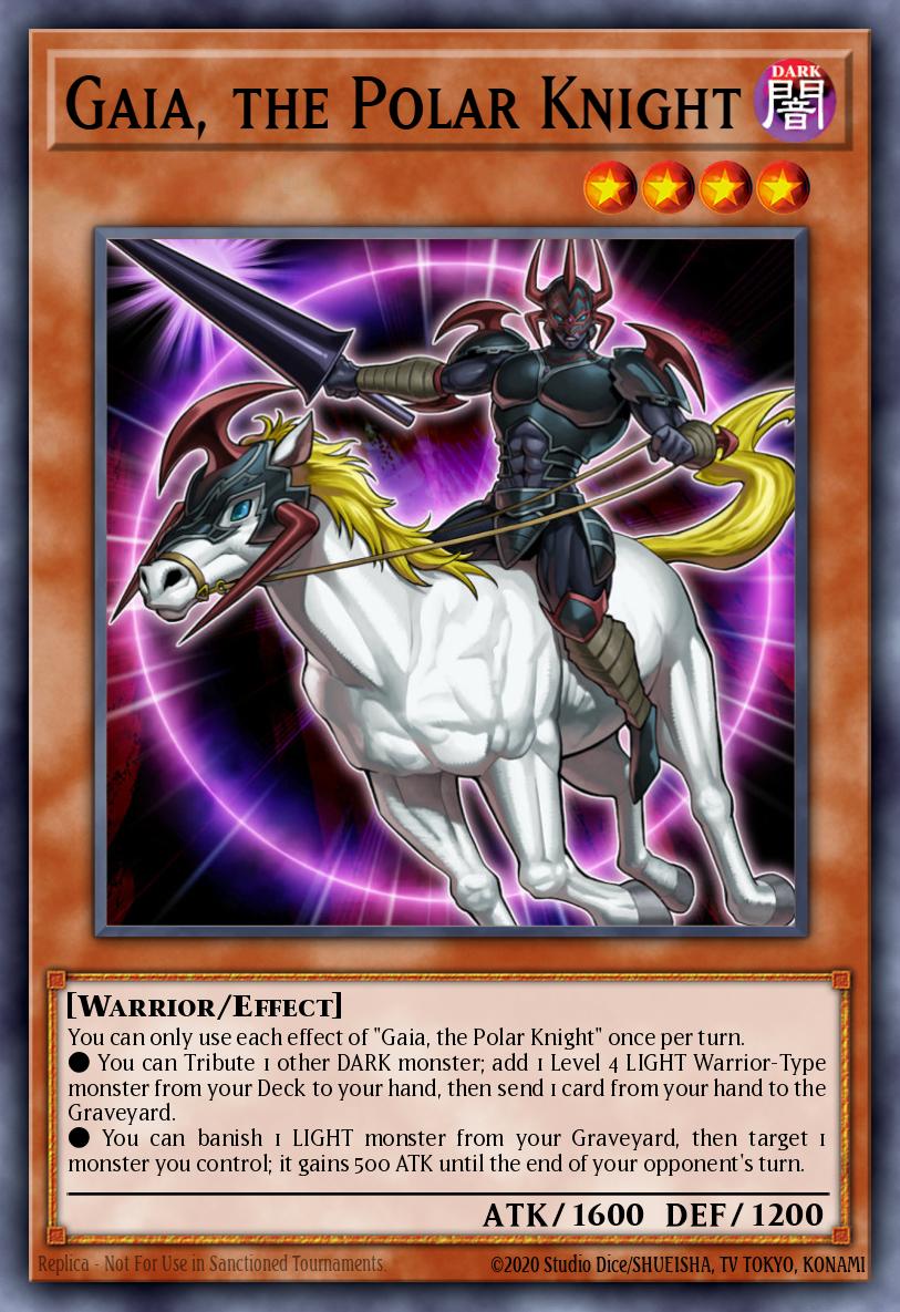 Gaia, the Polar Knight Yu-Gi-Oh card