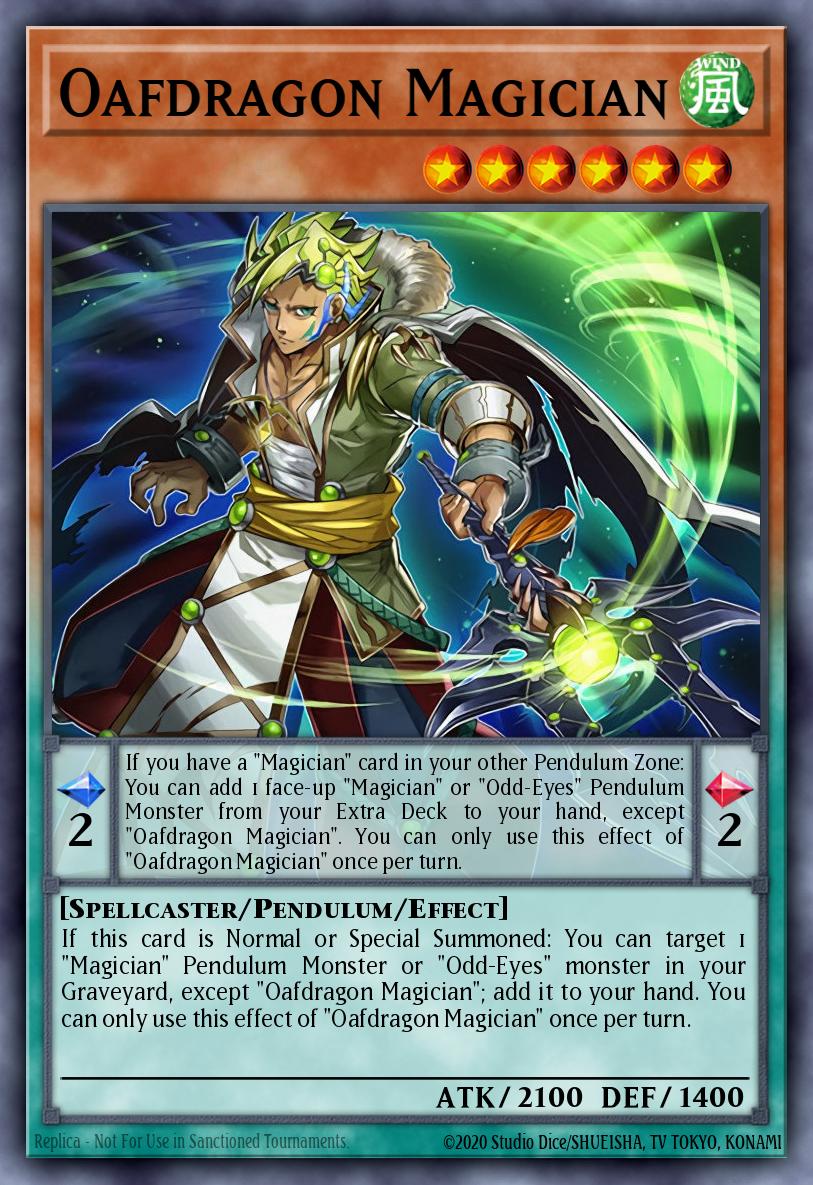 Oafdragon Magician Yu-Gi-Oh card