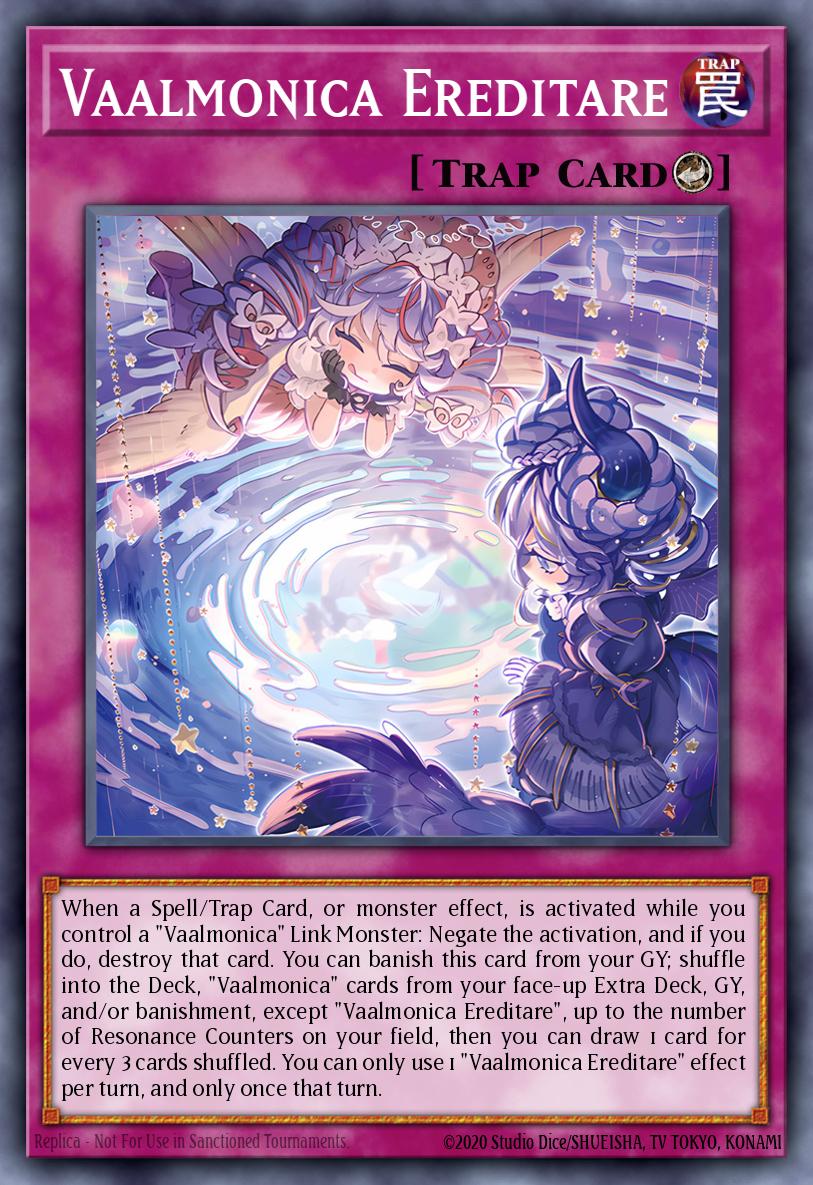 Vaalmonica Ereditare Yu-Gi-Oh card