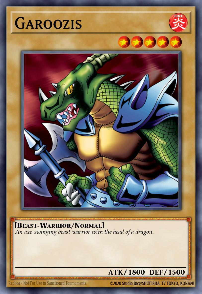 Garoozis Yu-Gi-Oh card