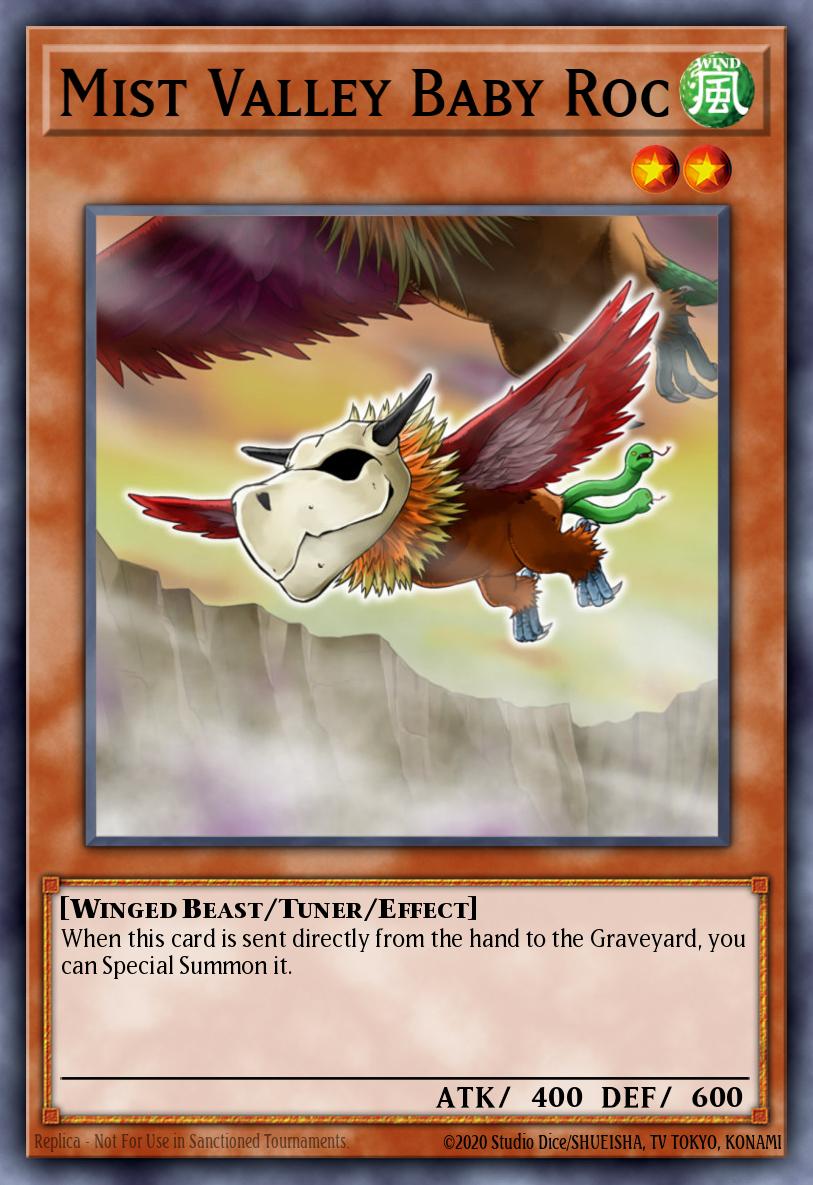 Mist Valley Baby Roc Yu-Gi-Oh card