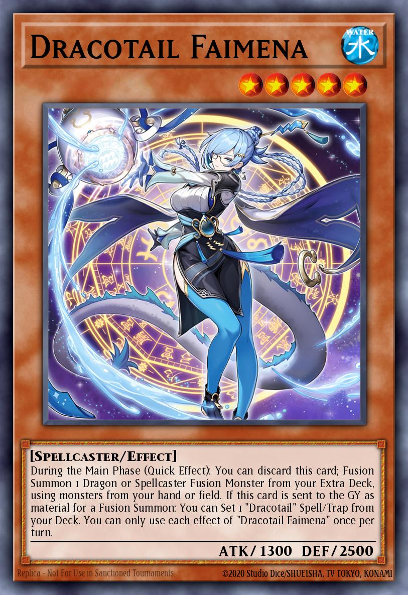 Dracotail Faimena Yu-Gi-Oh card