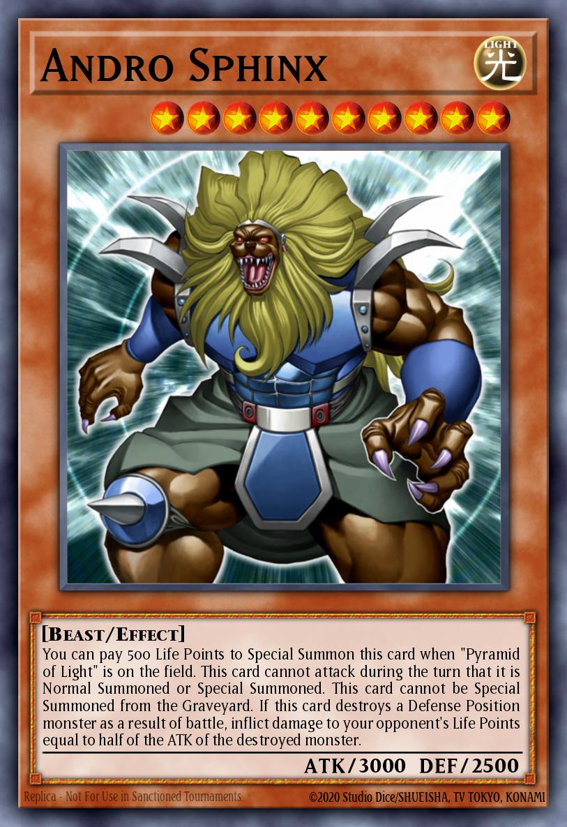 Andro Sphinx Yu-Gi-Oh card
