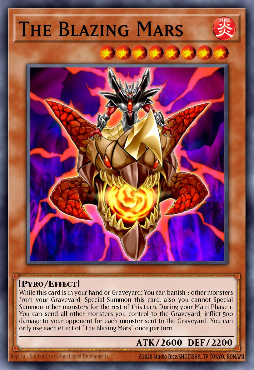 The Blazing Mars Yu-Gi-Oh card