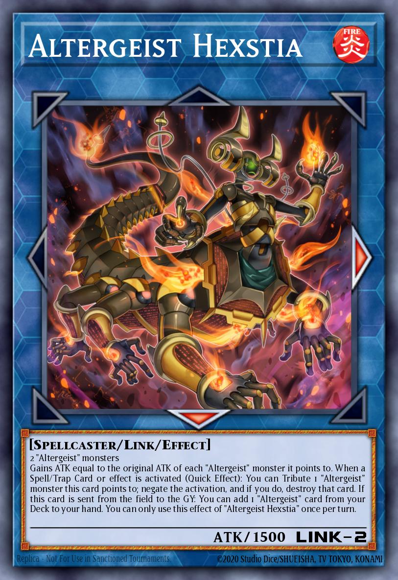 Altergeist Hexstia Yu-Gi-Oh card