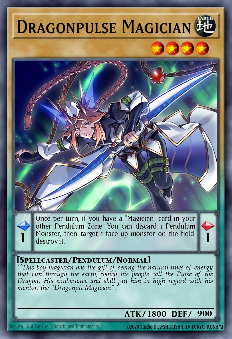 Dragonpulse Magician Yu-Gi-Oh card