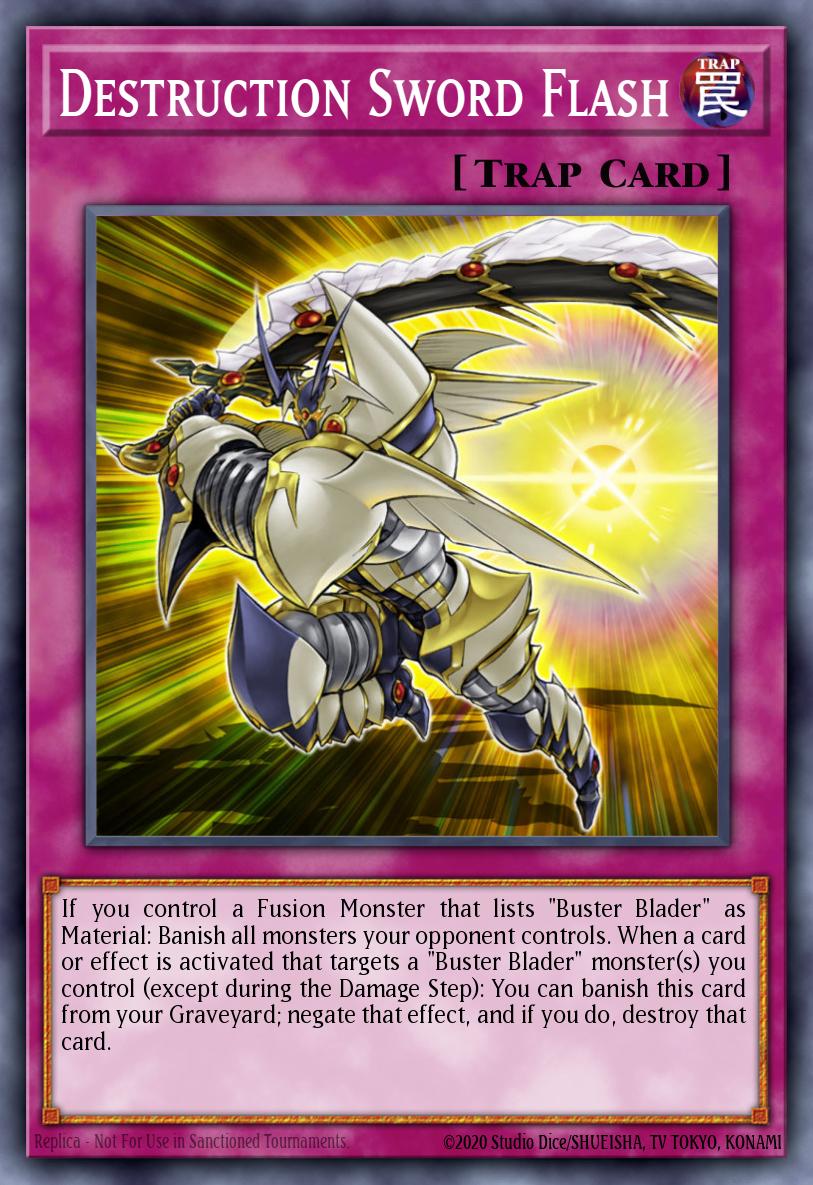 Destruction Sword Flash Yu-Gi-Oh card