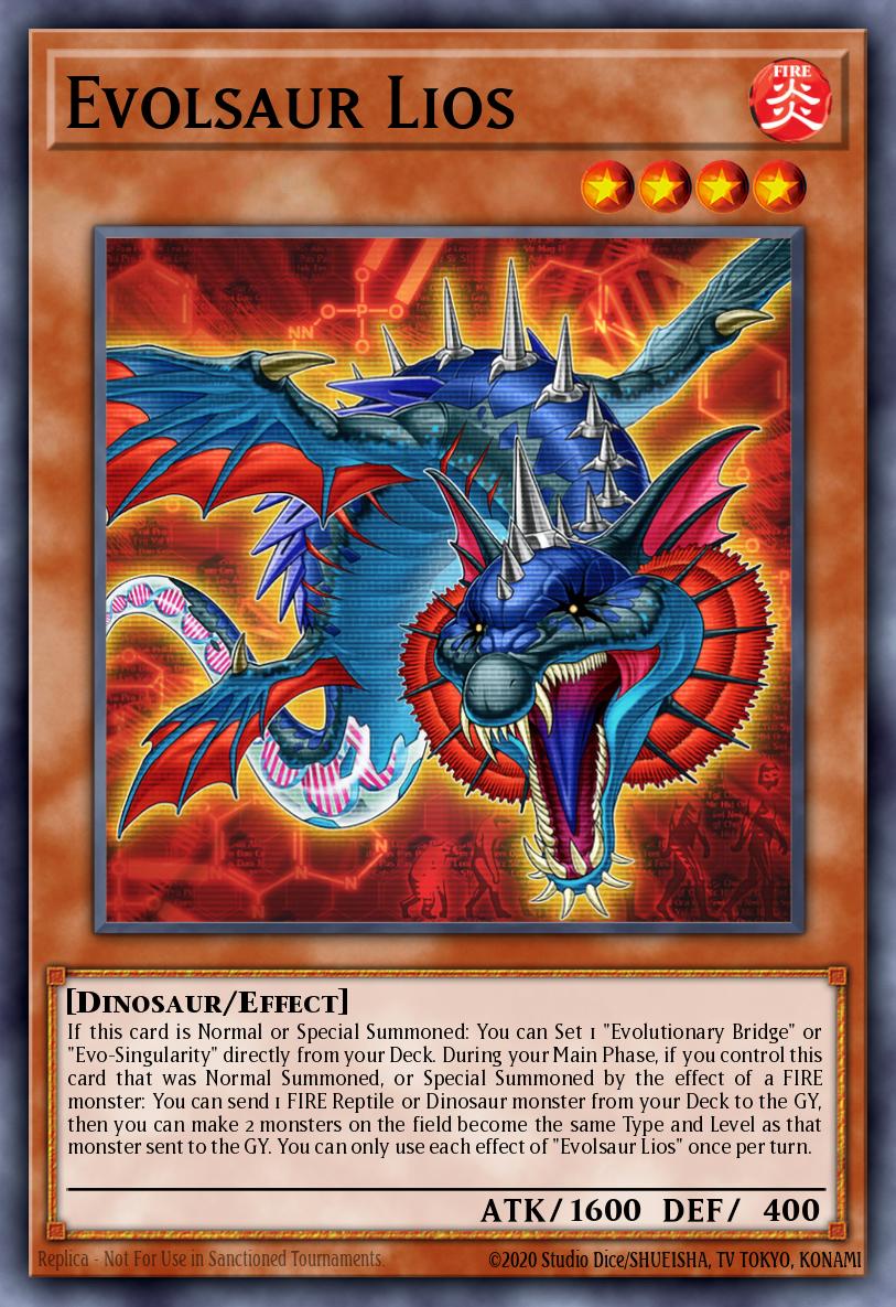 Evolsaur Lios Yu-Gi-Oh card