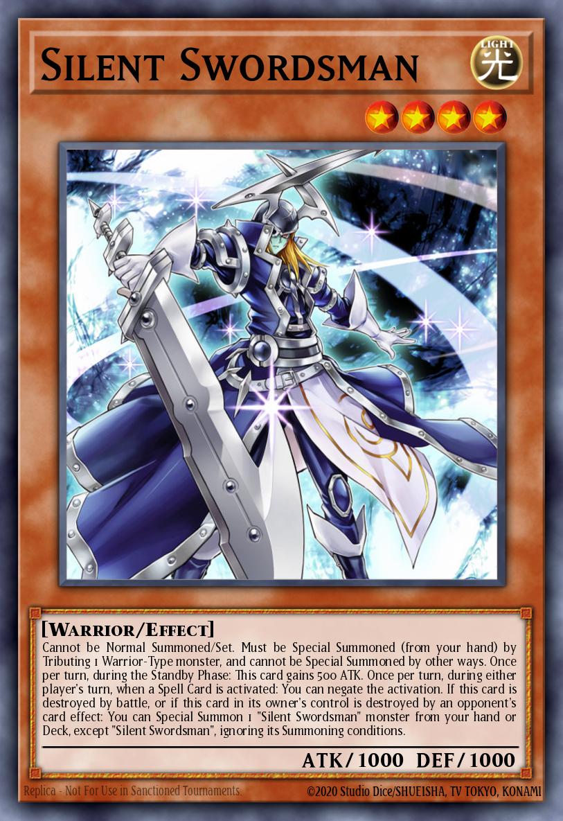 Silent Swordsman Yu-Gi-Oh card