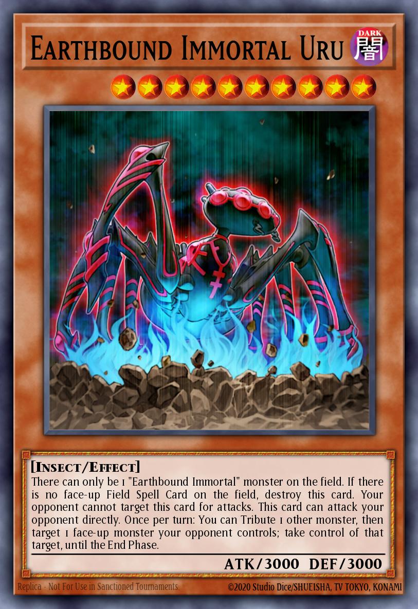 Earthbound Immortal Uru Yu-Gi-Oh card