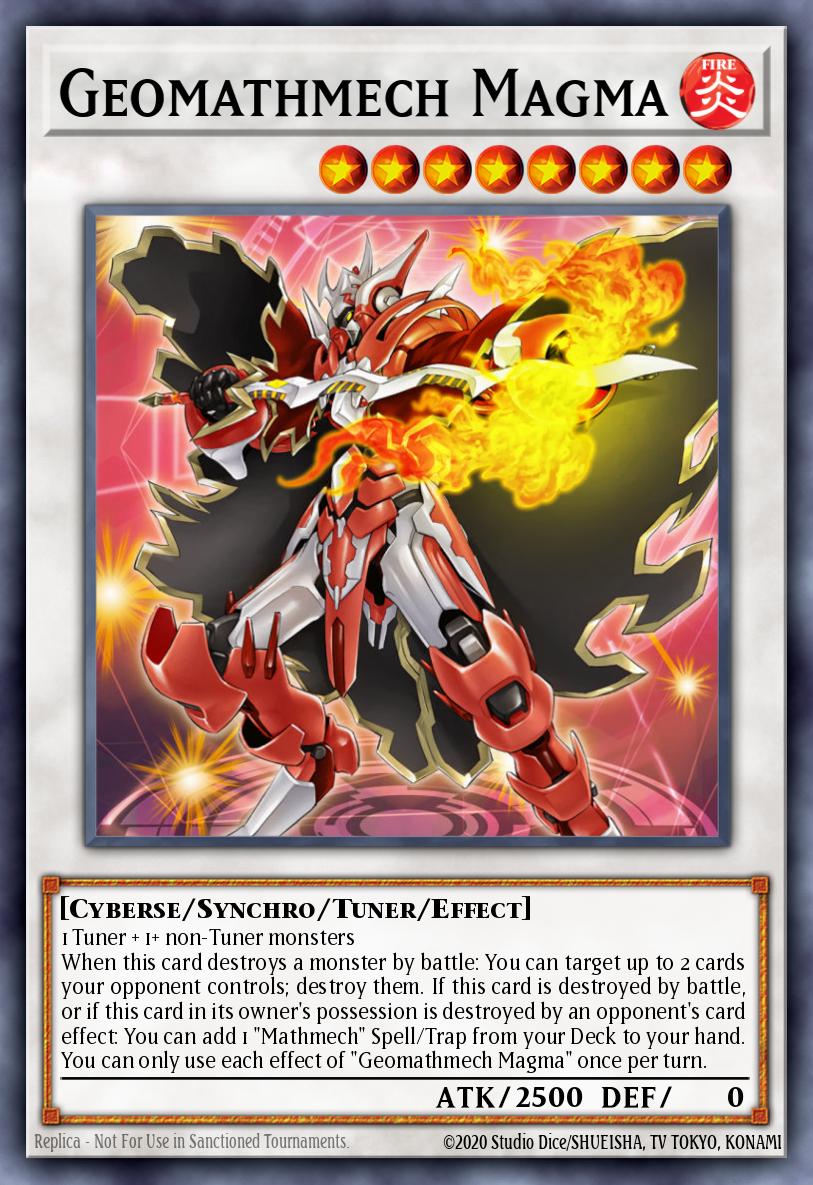 Geomathmech Magma Yu-Gi-Oh card