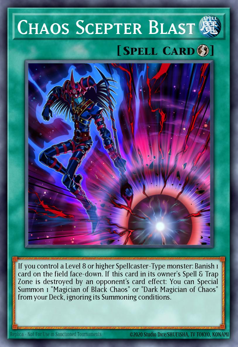 Chaos Scepter Blast Yu-Gi-Oh card