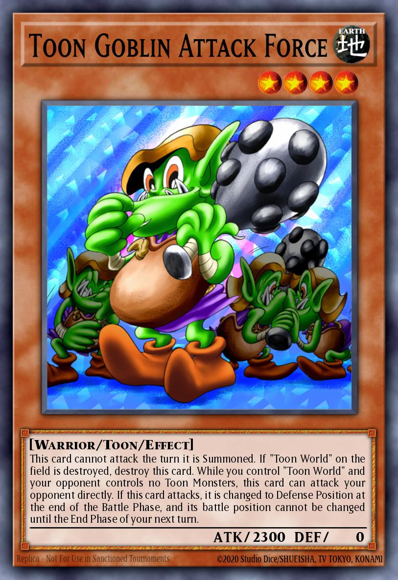 Toon Goblin Attack Force Yu-Gi-Oh card