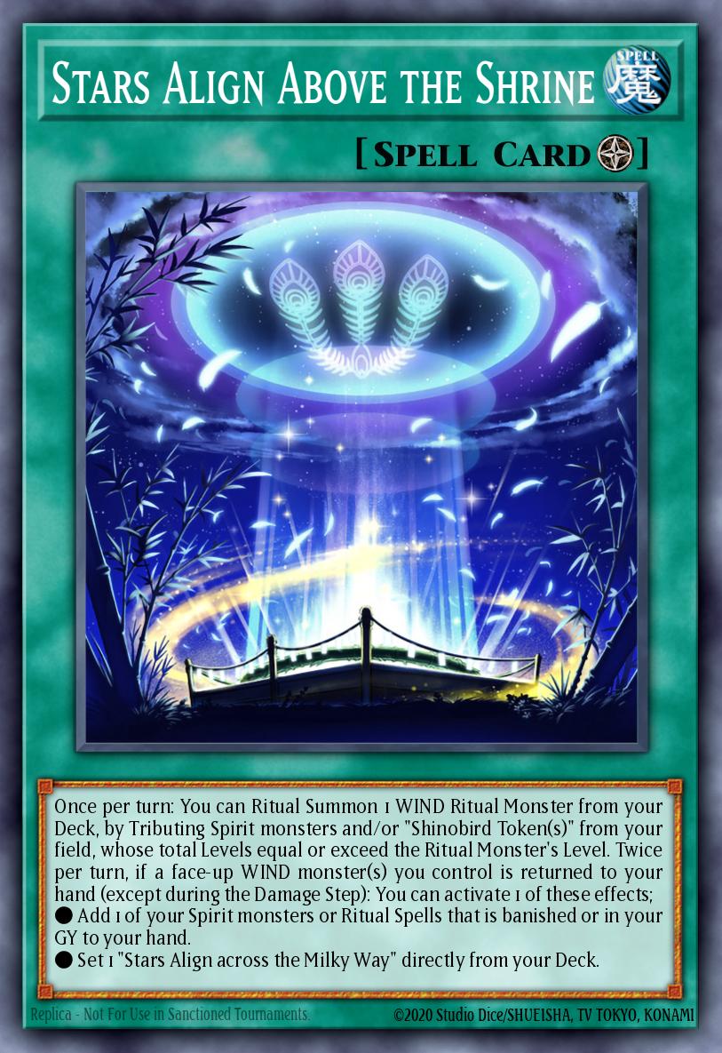 Stars Align Above the Shrine Yu-Gi-Oh card