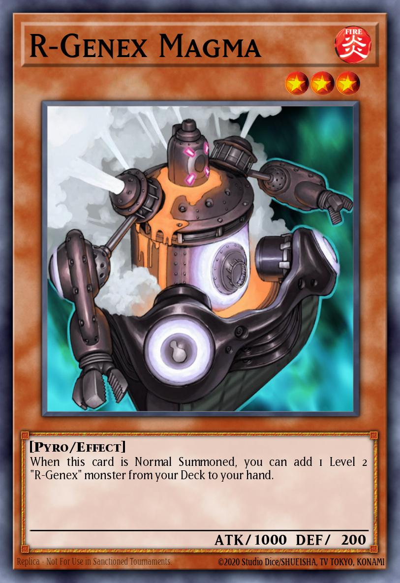 R-Genex Magma Yu-Gi-Oh card