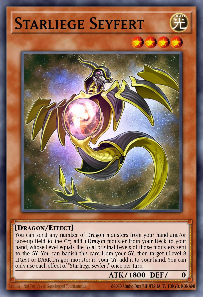 Starliege Seyfert Yu-Gi-Oh card