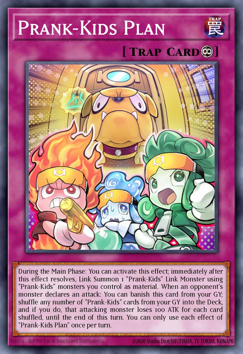 Prank-Kids Plan Yu-Gi-Oh card