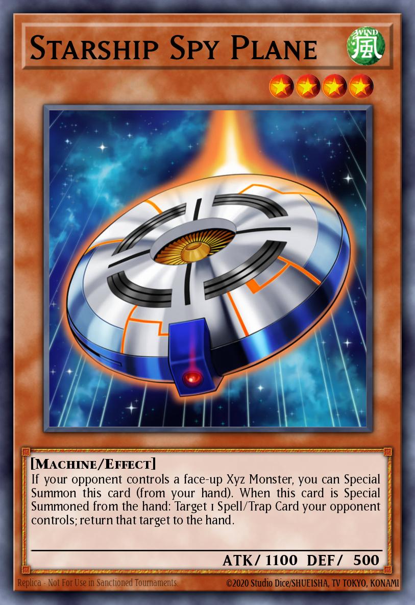 Starship Spy Plane Yu-Gi-Oh card
