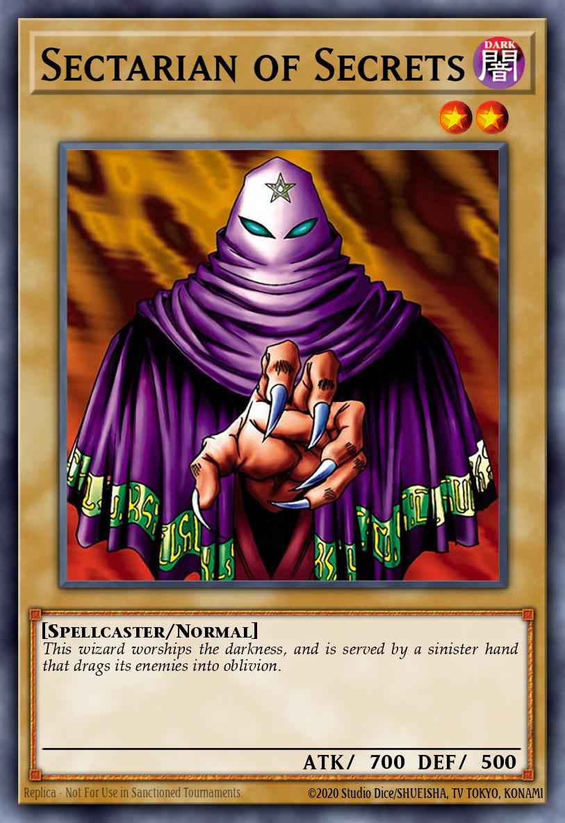 Sectarian of Secrets Yu-Gi-Oh card