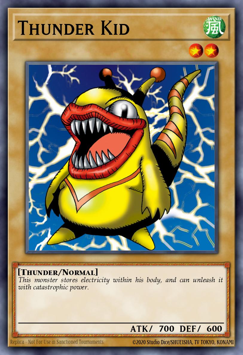 Thunder Kid Yu-Gi-Oh card