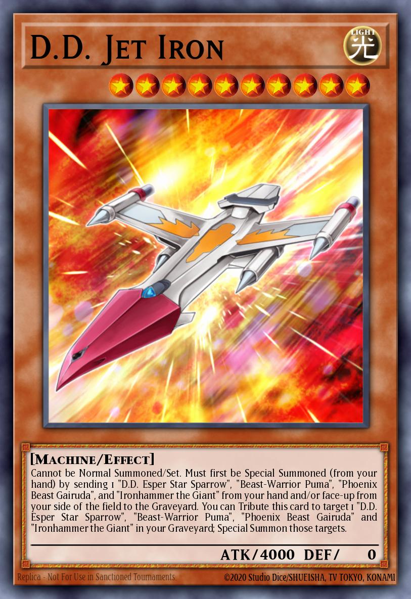 D.D. Jet Iron Yu-Gi-Oh card