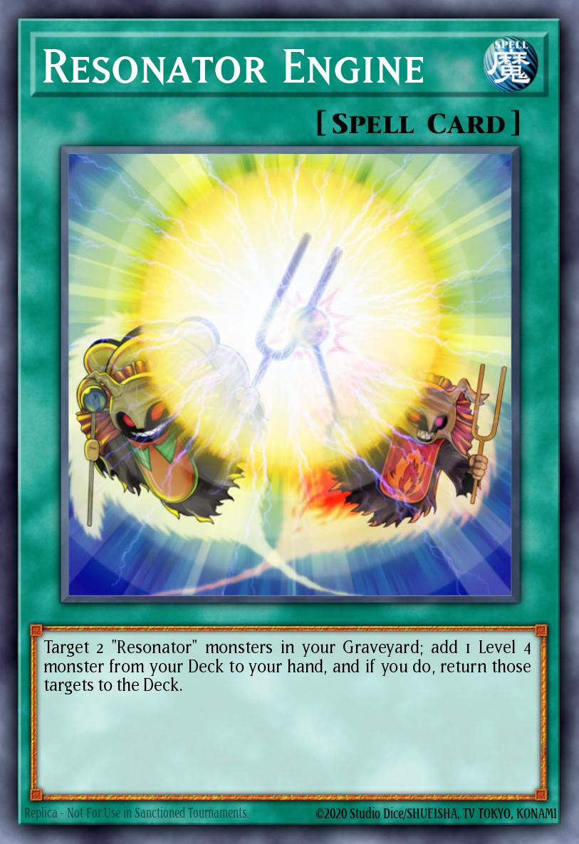 Resonator Engine Yu-Gi-Oh card