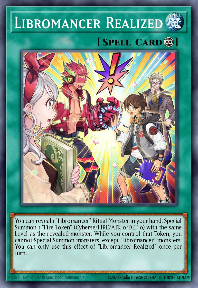 Libromancer Realized Yu-Gi-Oh card
