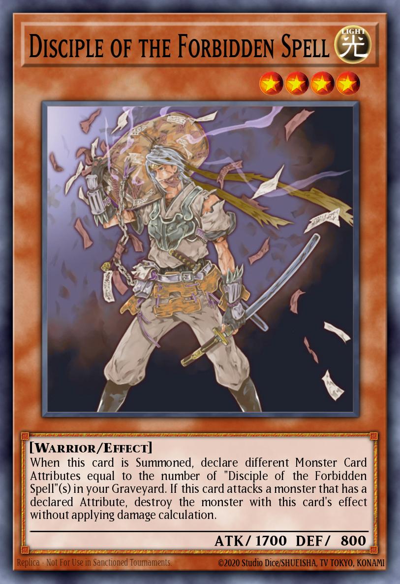 Disciple of the Forbidden Spell Yu-Gi-Oh card