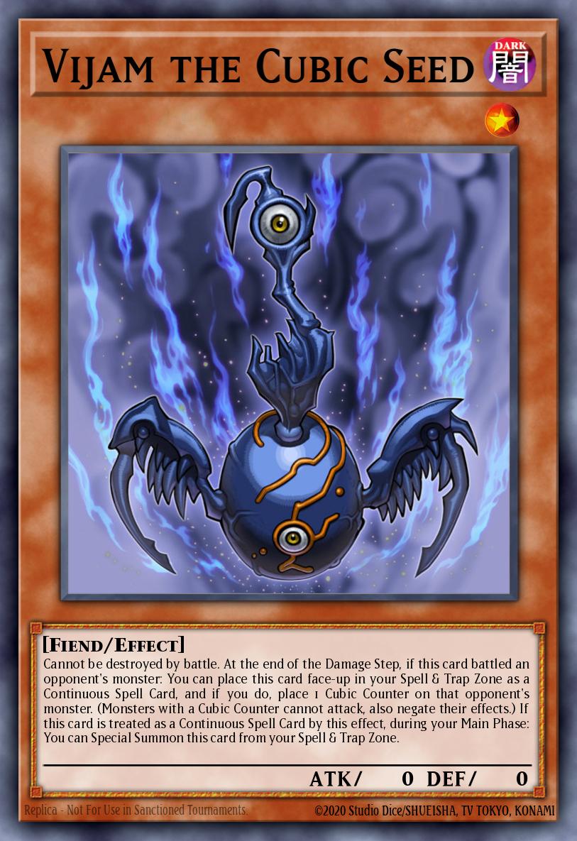 Vijam the Cubic Seed Yu-Gi-Oh card