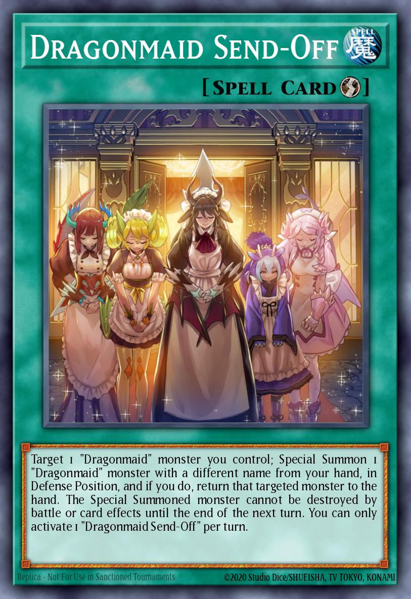 Dragonmaid Send-Off Yu-Gi-Oh card