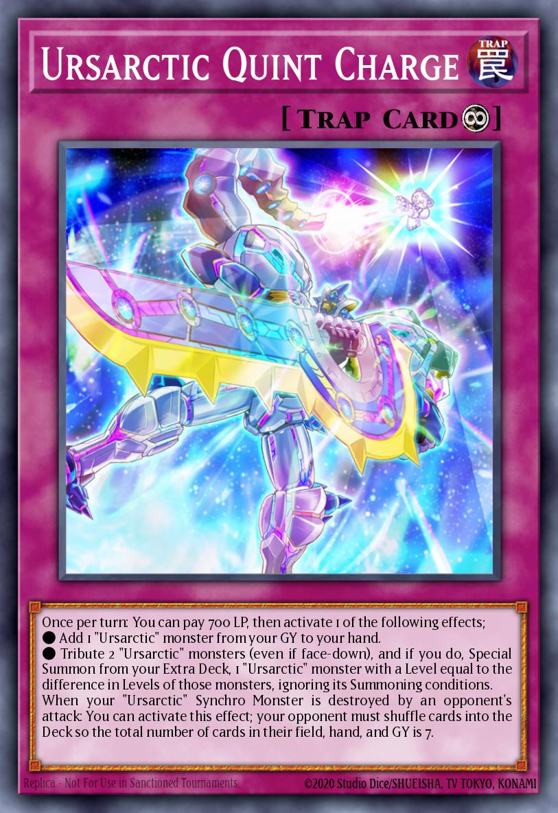 Ursarctic Quint Charge Yu-Gi-Oh card
