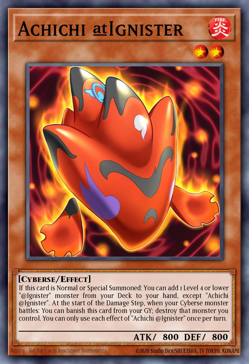 Achichi @Ignister Yu-Gi-Oh card