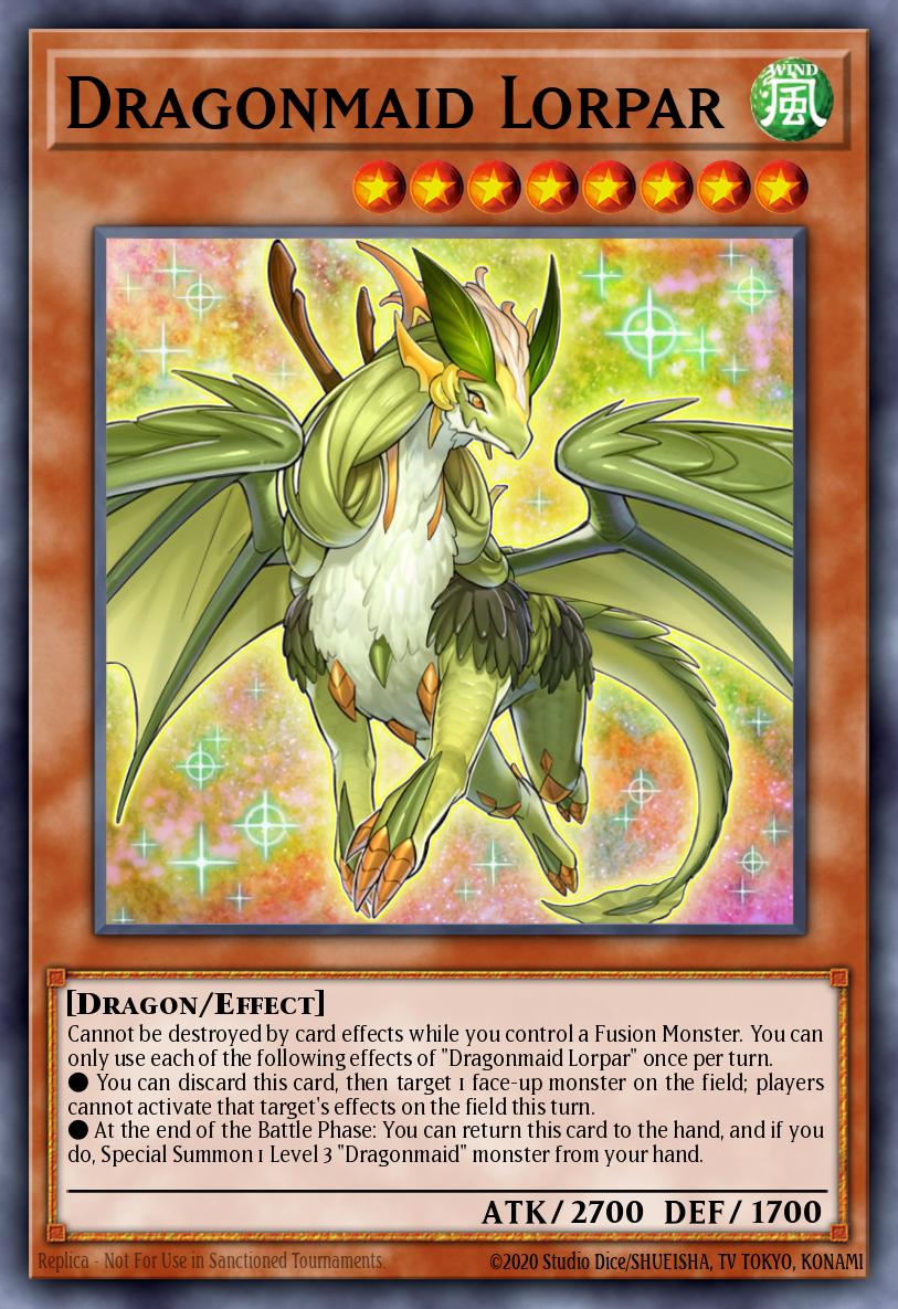 Dragonmaid Lorpar Yu-Gi-Oh card