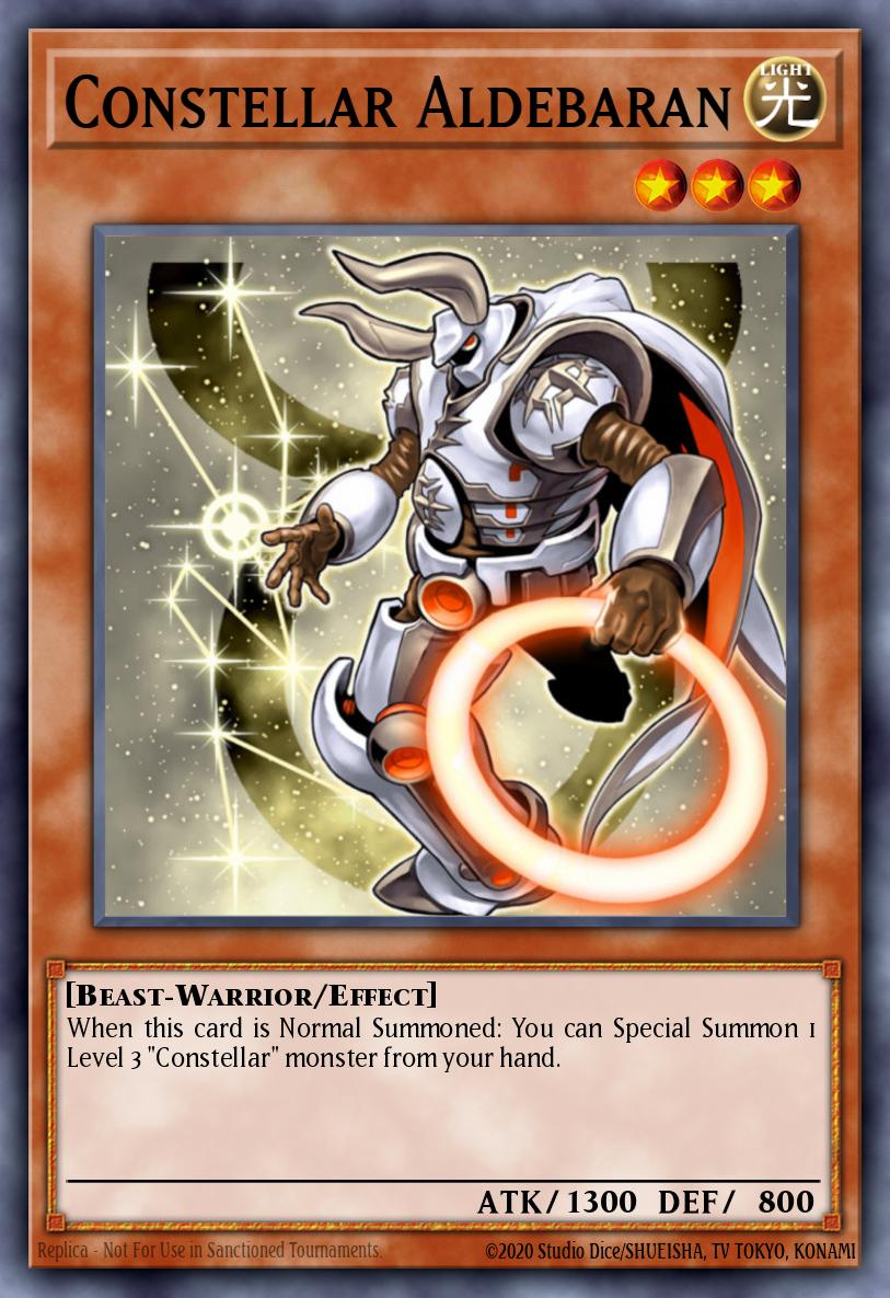 Constellar Aldebaran Yu-Gi-Oh card