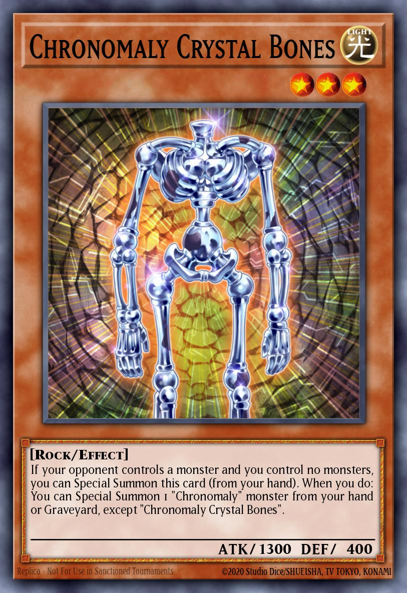 Chronomaly Crystal Bones Yu-Gi-Oh card