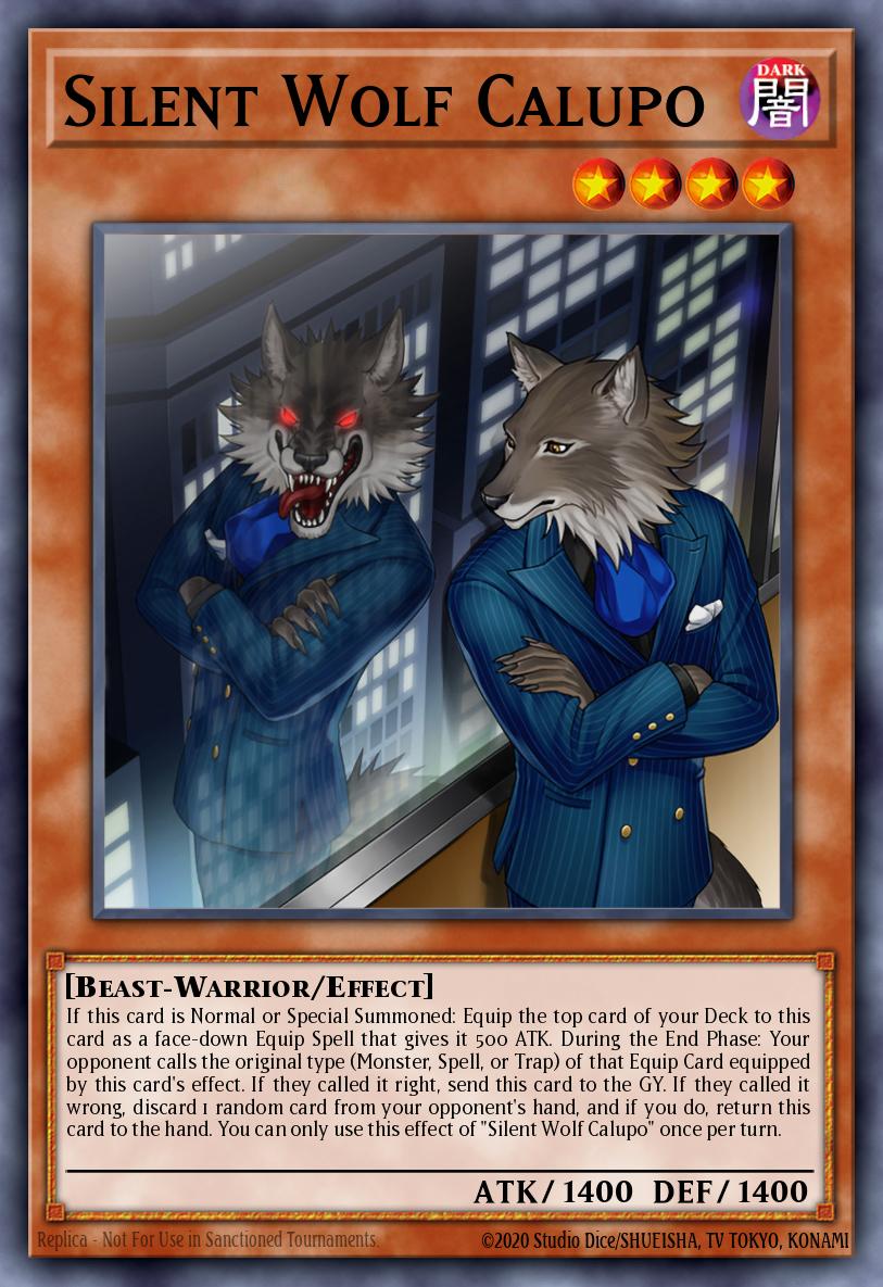 Silent Wolf Calupo Yu-Gi-Oh card