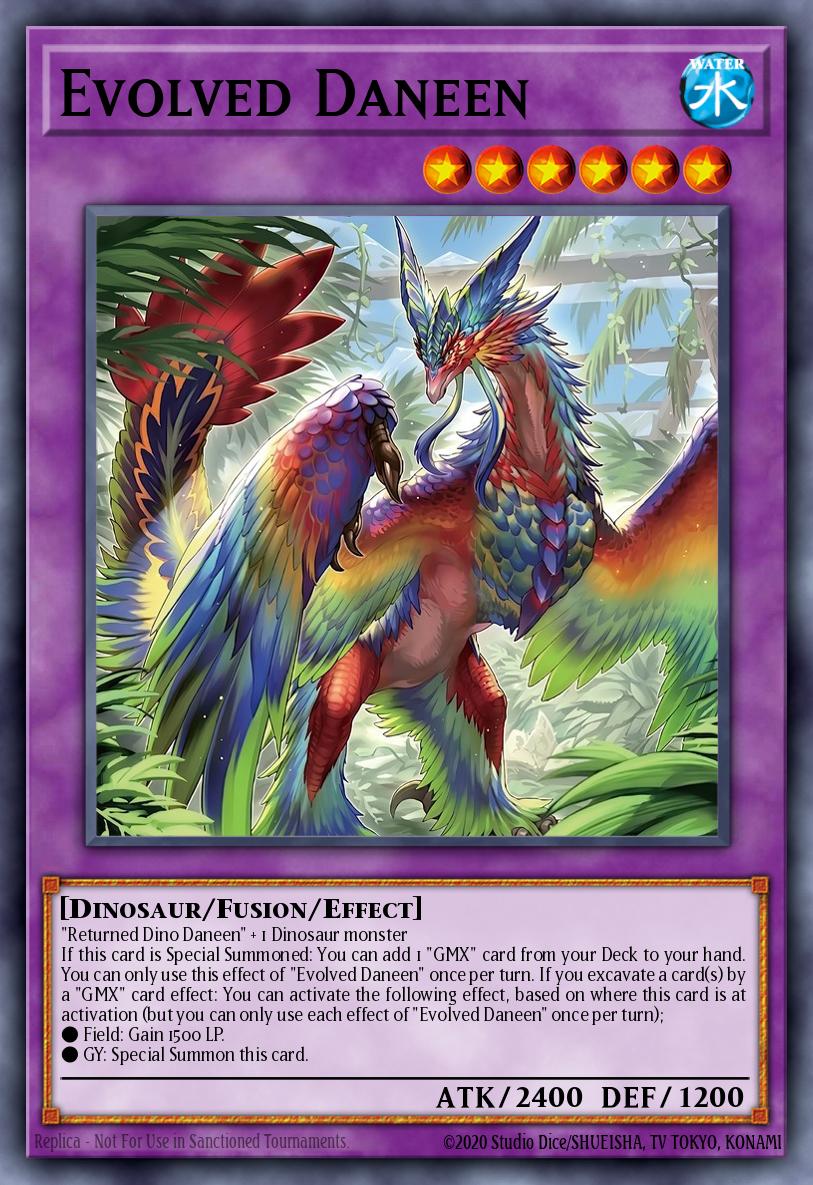 Evolved Daneen Yu-Gi-Oh card
