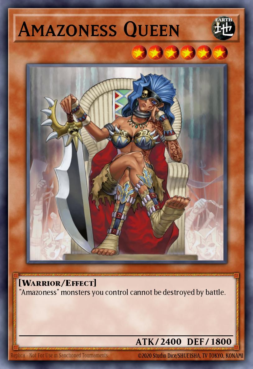 Amazoness Queen Yu-Gi-Oh card
