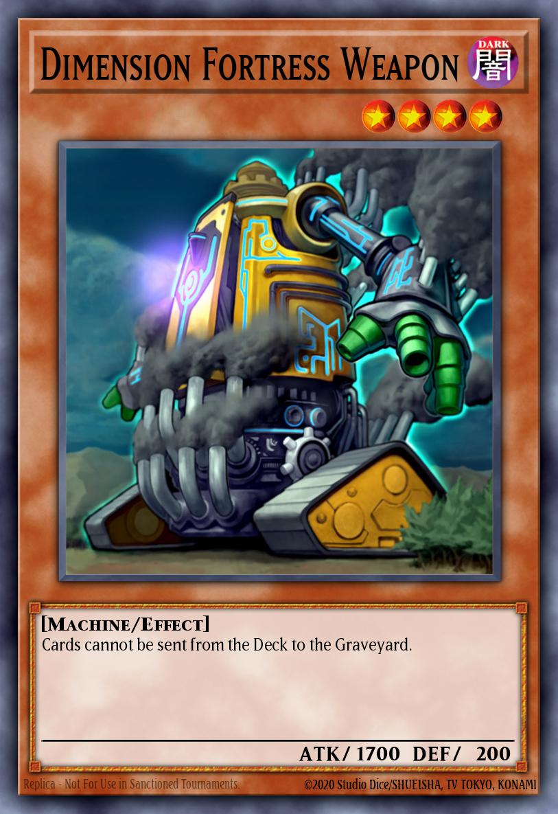 Dimension Fortress Weapon Yu-Gi-Oh card