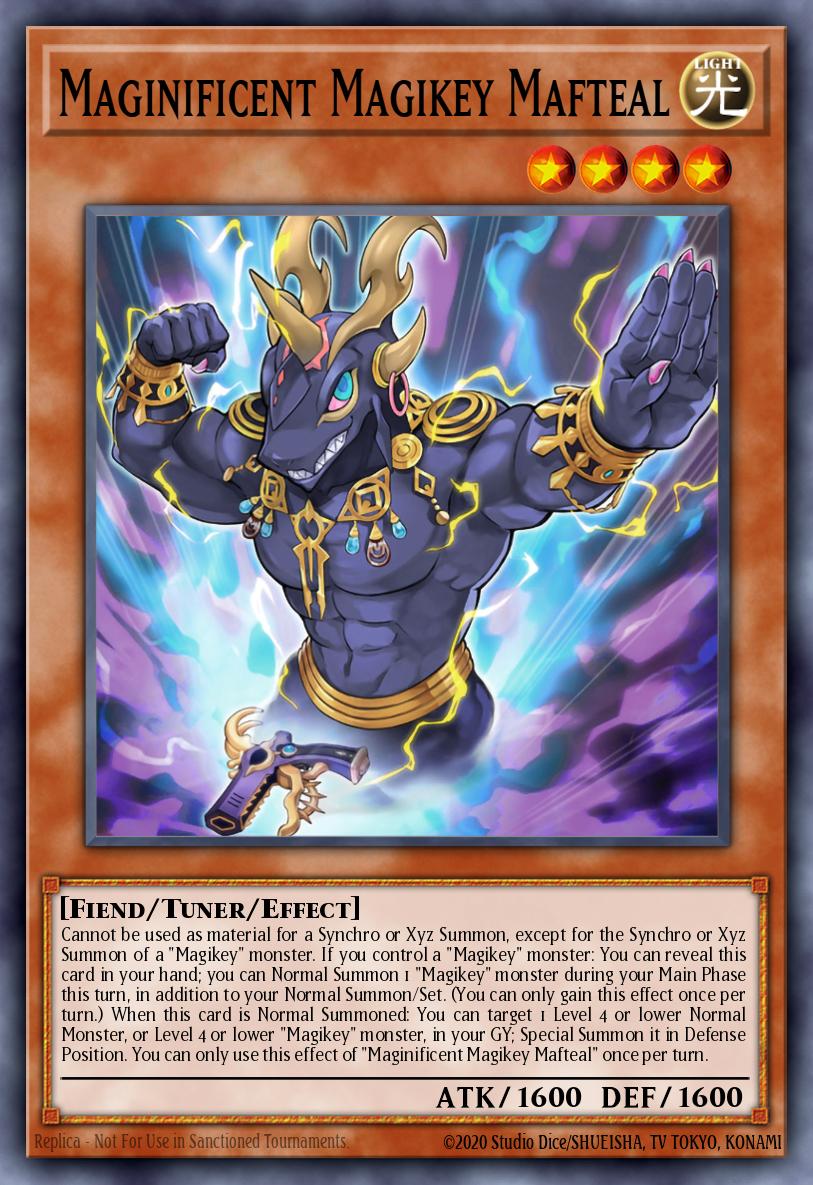 Maginificent Magikey Mafteal Yu-Gi-Oh card