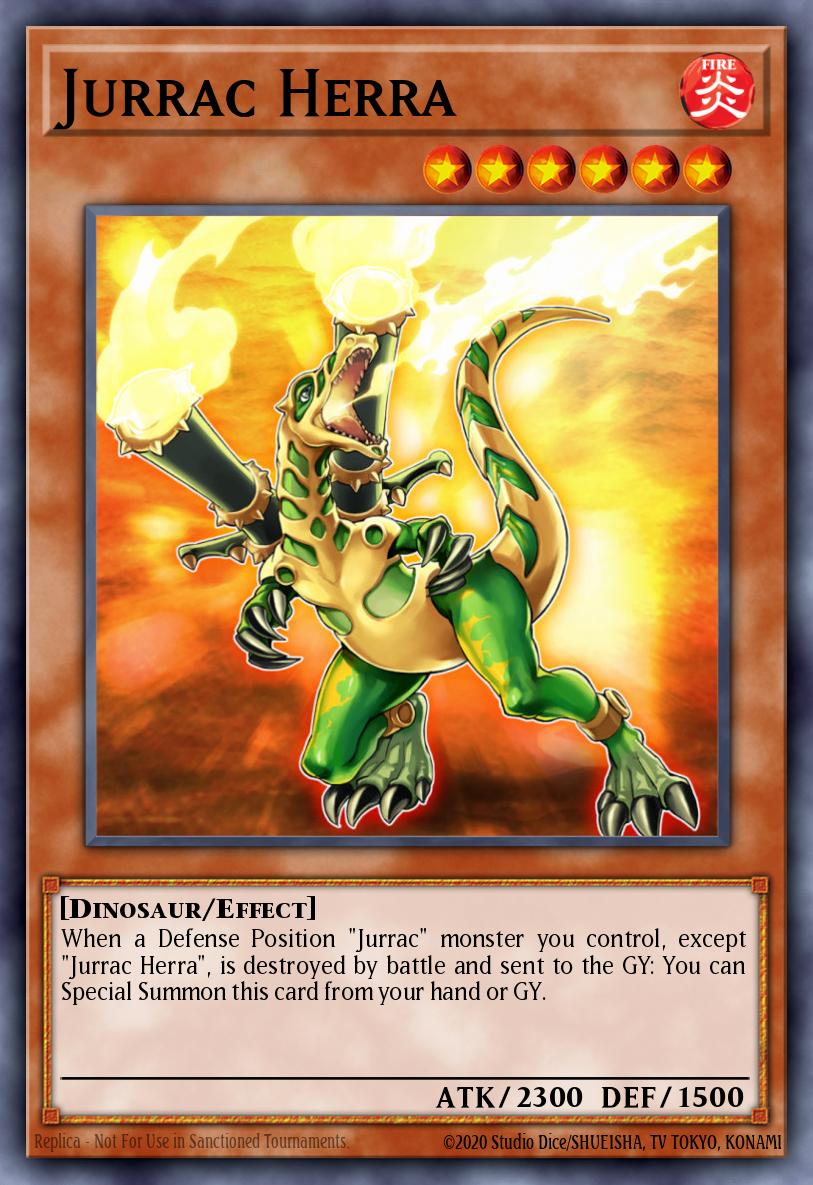 Jurrac Herra Yu-Gi-Oh card