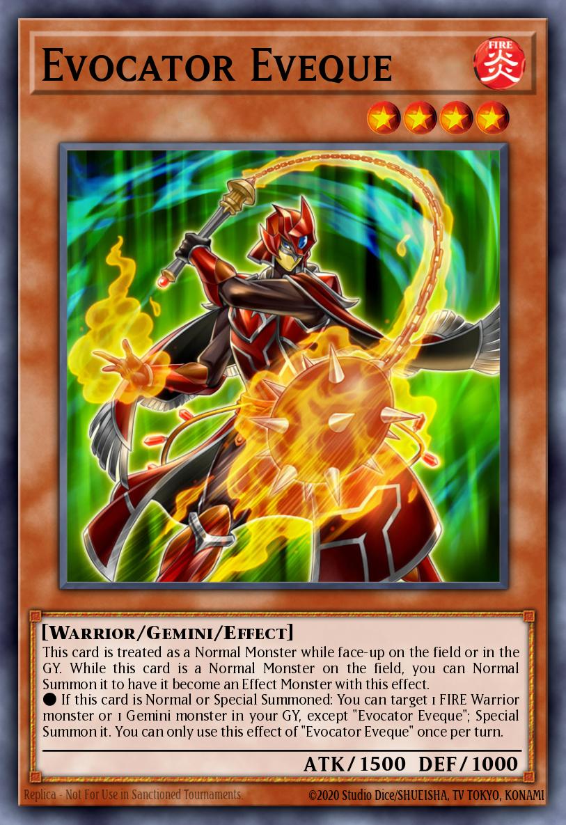 Evocator Eveque Yu-Gi-Oh card