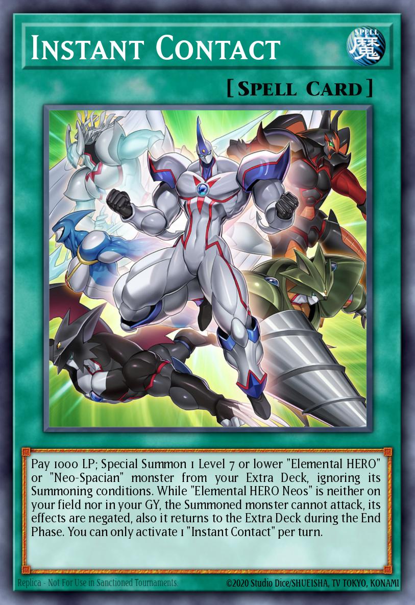 Instant Contact Yu-Gi-Oh card