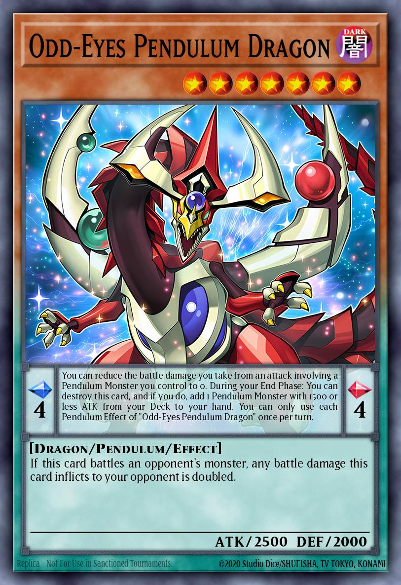 Odd-Eyes Pendulum Dragon Yu-Gi-Oh card