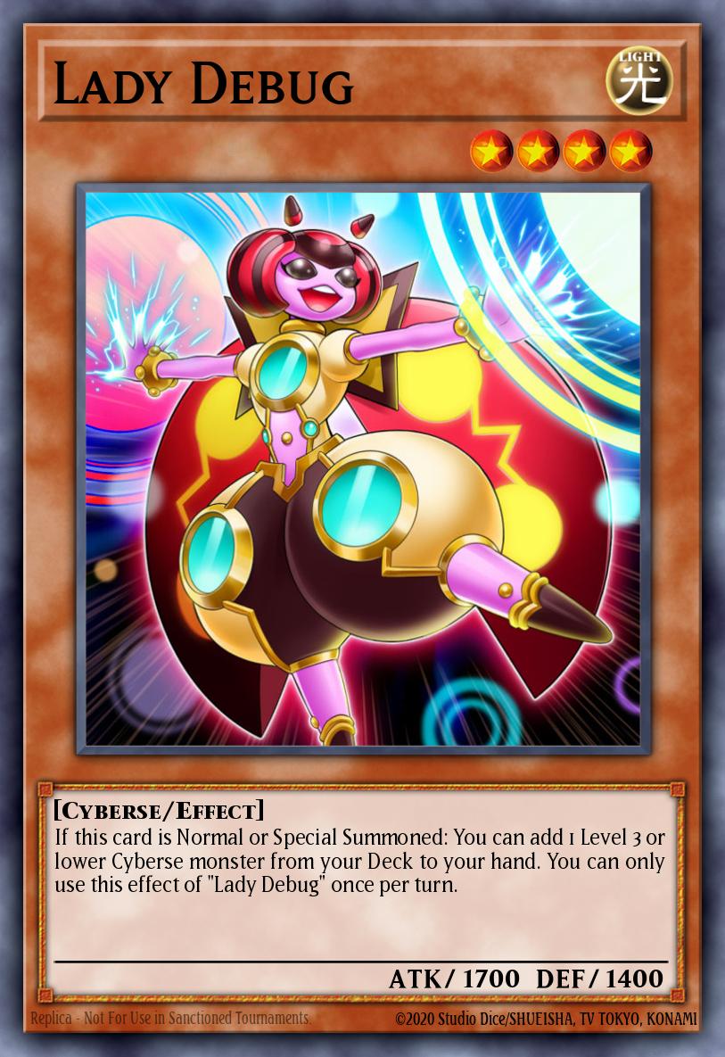 Lady Debug Yu-Gi-Oh card