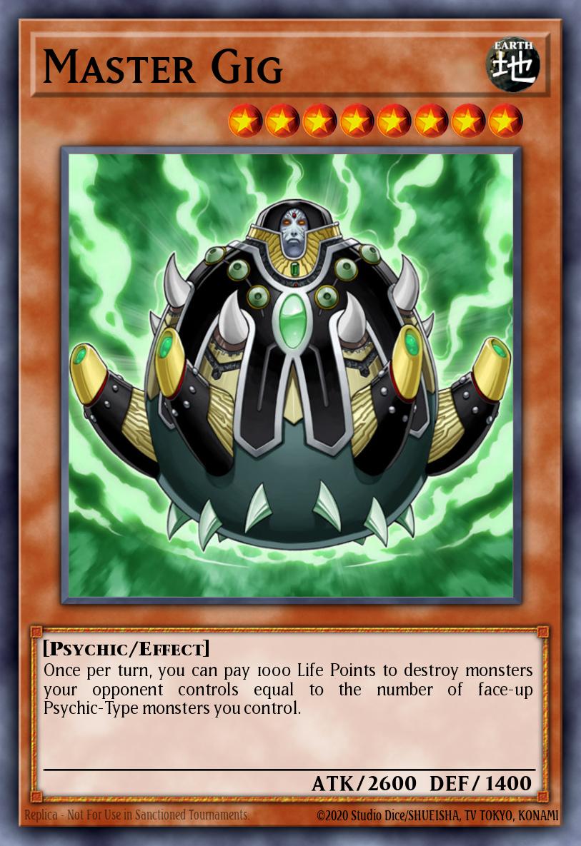 Master Gig Yu-Gi-Oh card