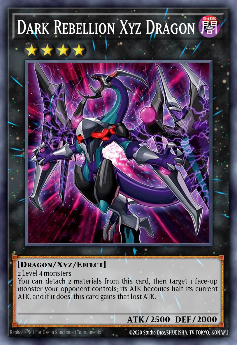 Dark Rebellion Xyz Dragon Yu-Gi-Oh card