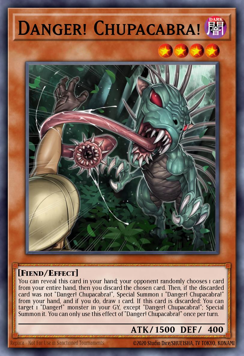 Danger! Chupacabra! Yu-Gi-Oh card