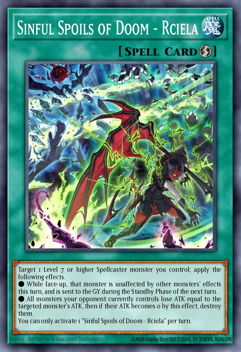 Sinful Spoils of Doom - Rciela Yu-Gi-Oh card